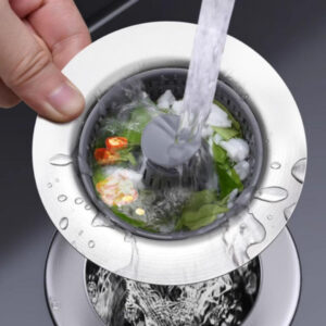 Stainless Steel Press Sink Filter — Anti-Clog