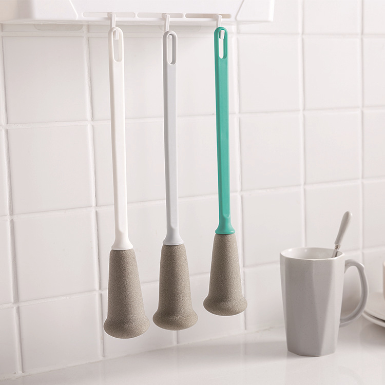 Long-Handle Glass and Cup Brush with Sponge Head - Image 5