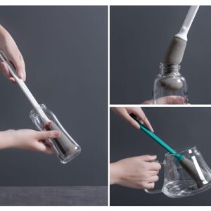 Long-Handle Glass and Cup Brush with Sponge Head