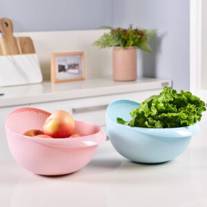Round Draining Basket for Fruit and Vegetables