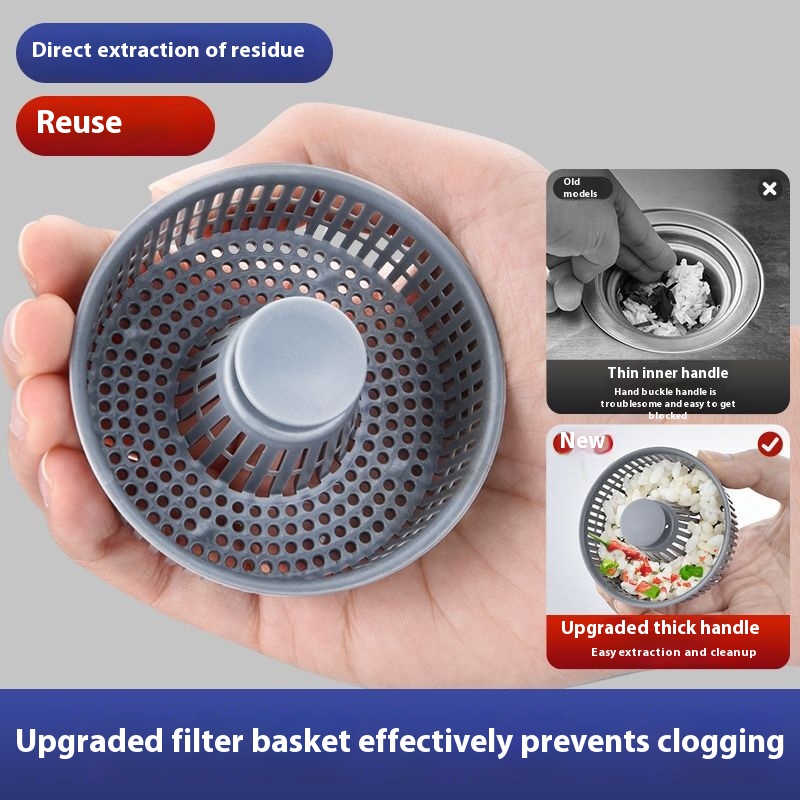 Stainless Steel Press Sink Filter — Anti-Clog - Image 4