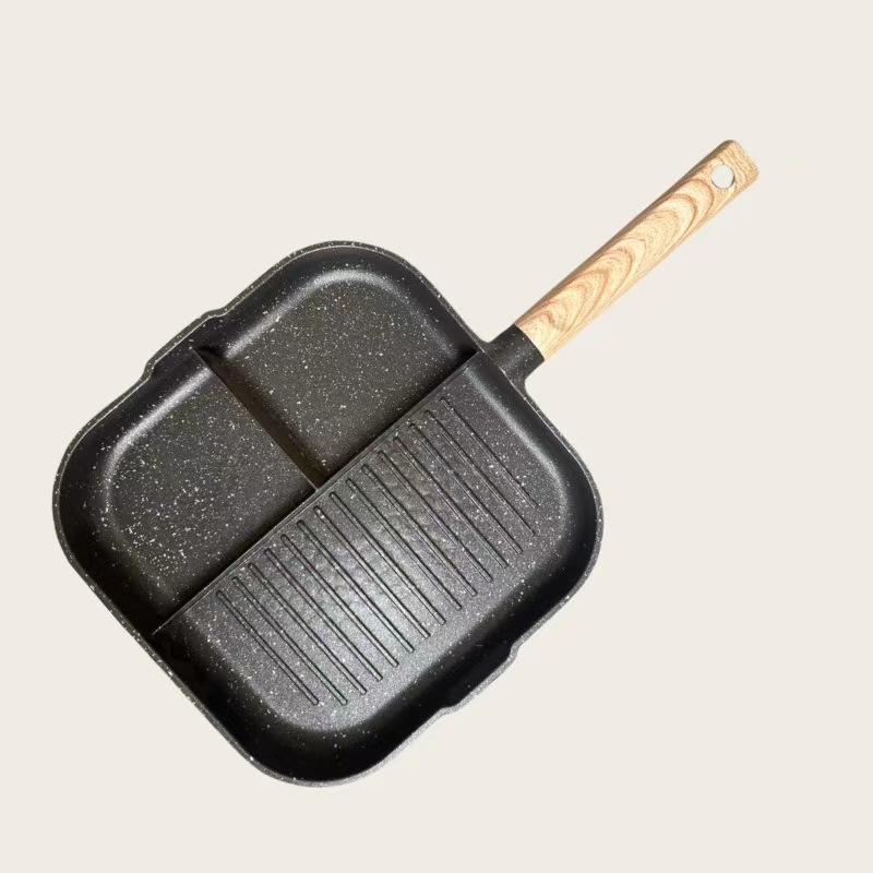 Poêle à œufs 3 compartiments — antiadhésive, 27 cm – Image 3